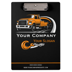 Professional Towing Company, Hauling Service Clipboard