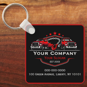Professional Towing Company, Hauling Service Keychain