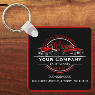 Professional Towing Company, Hauling Service Keychain