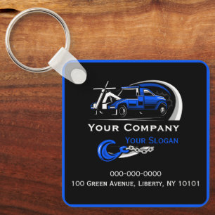 Professional Towing Company, Hauling Service Keychain