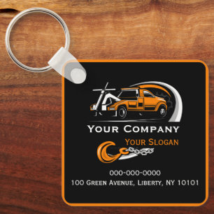 Professional Towing Company, Hauling Service Keychain