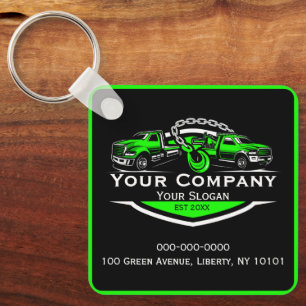 Professional Towing Company, Hauling Service Keychain