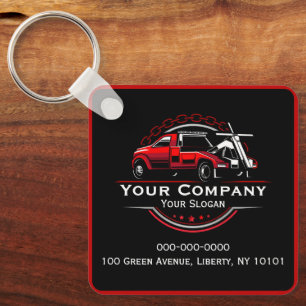 Professional Towing Company, Hauling Service Keychain