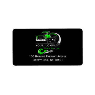 Professional Towing Company, Hauling Service Label