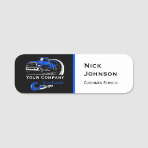 Professional Towing Company, Hauling Service Name Tag