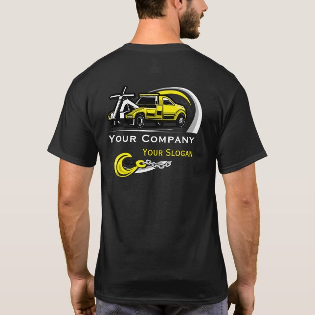 Professional Towing Company, Hauling Service T-Shirt (Back)