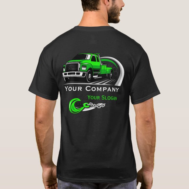 Professional Towing Company, Hauling Service T-Shirt (Back)