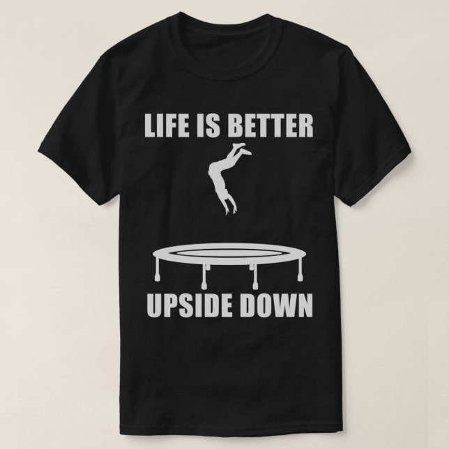 Professional Trampoline Jumping Funny Saying T-Shirt (Design Front)