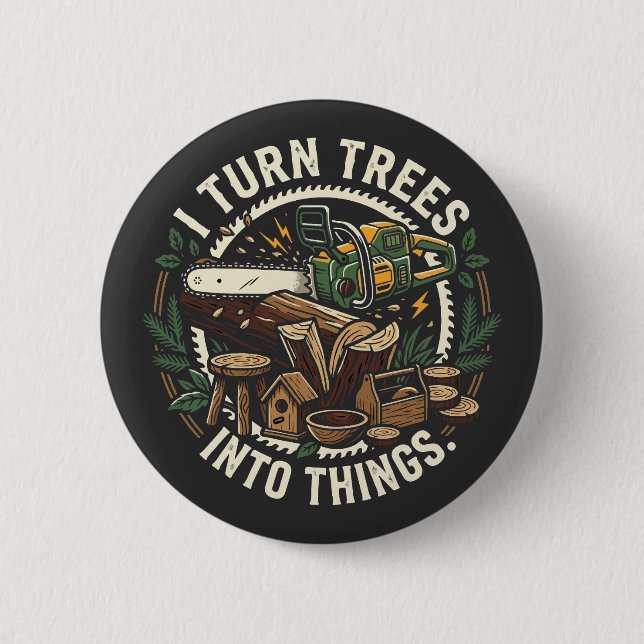 Professional Tree To Thing Converter 2 Inch Round Button (Front)