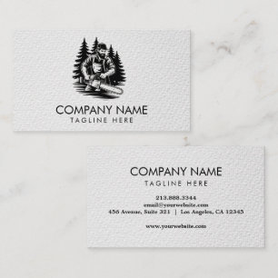 Professional Tree Trimming & Arborist Services Business Card
