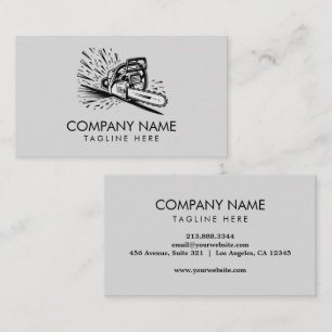 Professional Tree Trimming & Arborist Services Business Card