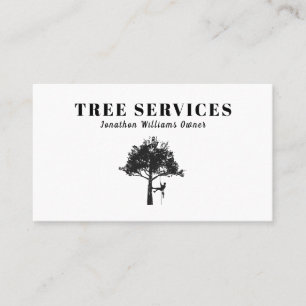 Professional Tree Trimming Service Business Card