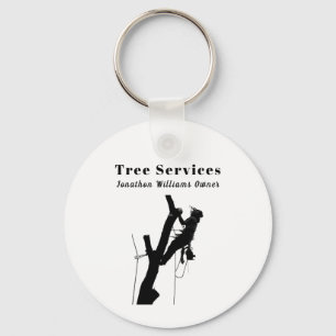 Professional Tree Trimming Service Business Keychain