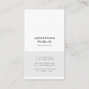Professional Trendy Simple Template Elegant Modern Business Card