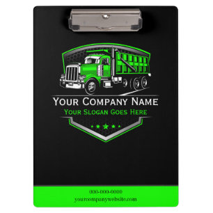Professional Trucking Hauling Company  Clipboard