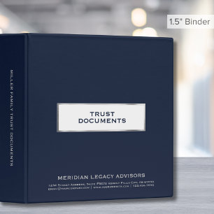 Professional Trust Documents Binder