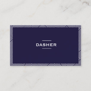 Professional Two-Sided Business Card Art Lines