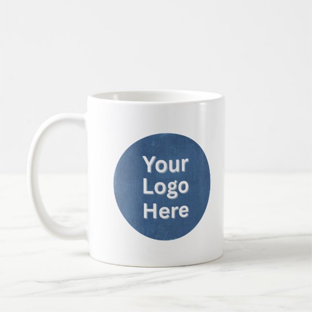 Professional Two-Sided Custom Logo Coffee Coffee Mug (Left)