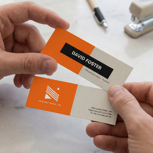 Professional Typist - Simple Elegant Stylish Mini Business Card