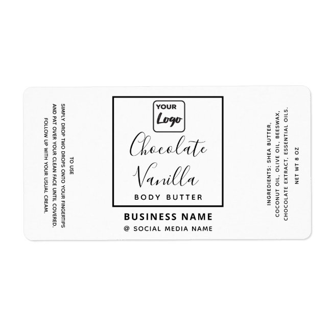 Professional typography black white logo product   (Front)