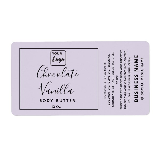 Professional typography lavender yourlogo product  (Front)