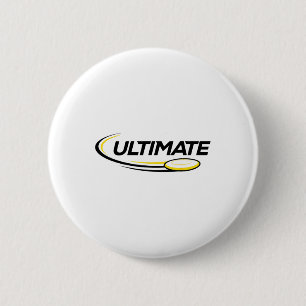 Professional Ultimate Frisbee Disc Golf Player 2 Inch Round Button