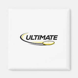 Professional Ultimate Frisbee Disc Golf Player  Magnet