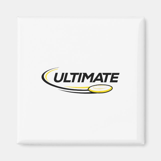 Professional Ultimate Frisbee Disc Golf Player  Magnet (Front)