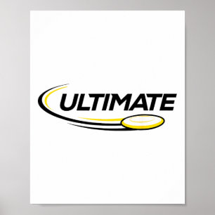 Professional Ultimate Frisbee Disc Golf Player  Poster