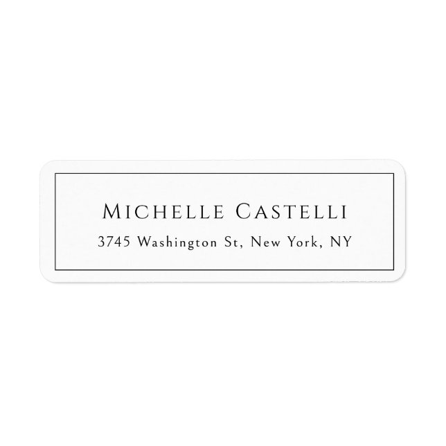 Professional Unique Classical Simple Black & White (Front)