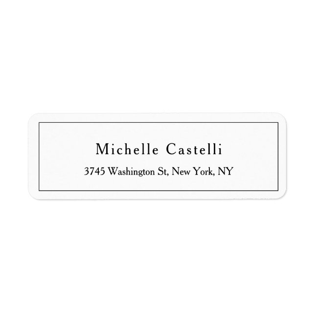 Professional Unique Classical Simple Black & White (Devant)