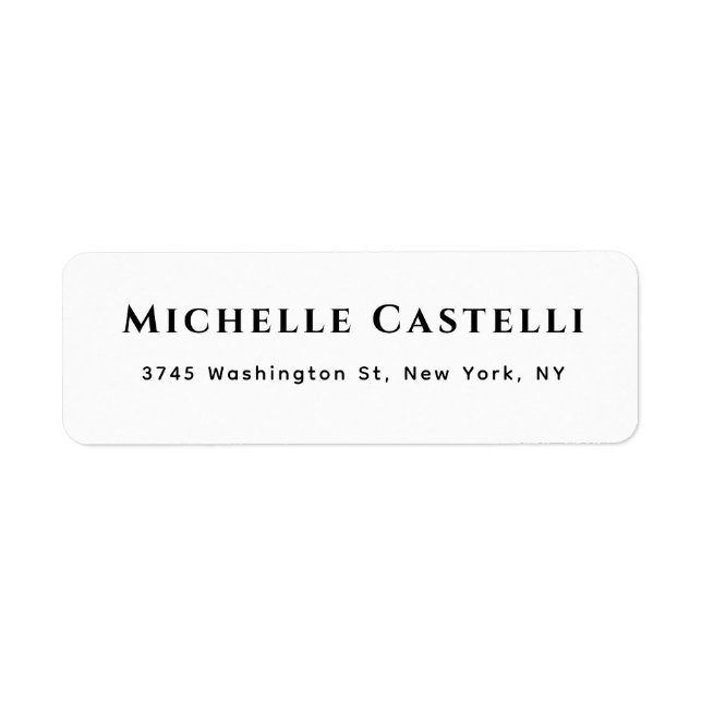 Professional Unique Classical Simple Black & White (Front)