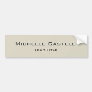 Professional Unique Classical Simple Bumper Sticker