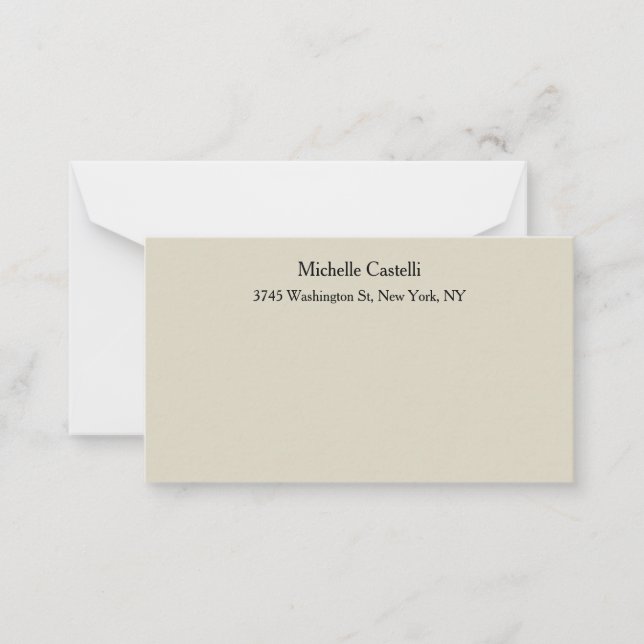 Professional Unique Classical Simple Card (Front)
