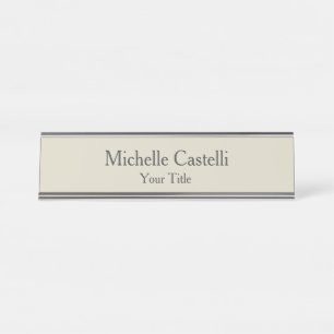 Professional Unique Classical Simple Desk Name Plate