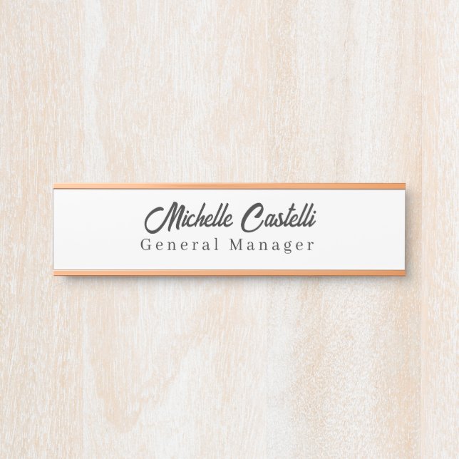 Professional Unique Classical Simple Door Sign (Front)