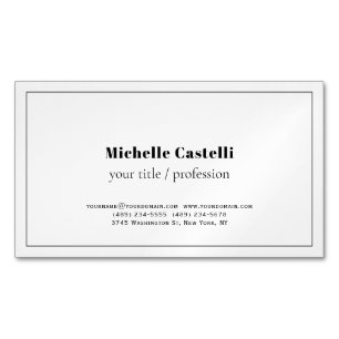 Professional Unique Classical Simple Magnetic Business Card