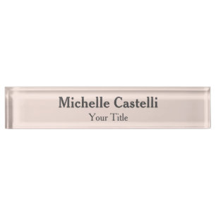 Professional Unique Classical Simple Nameplate