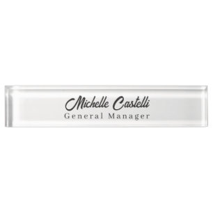 Professional Unique Classical Simple Nameplate