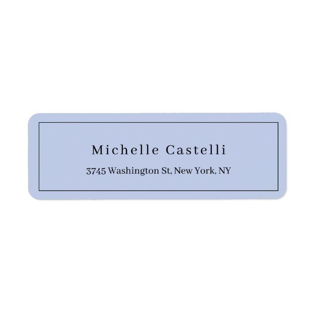 Professional Unique Classical Simple Pale Blue (Front)