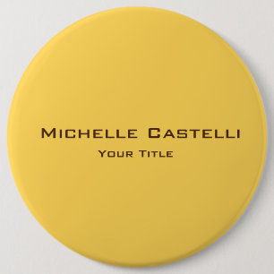 Professional Unique Classical Simple Plain 6 Inch Round Button