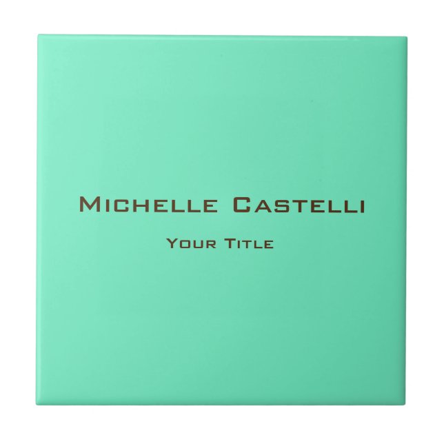 Professional Unique Classical Simple Plain Tile (Front)