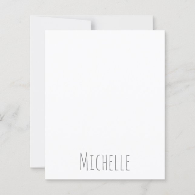 Professional Unique Classical Simple Your Name (Front)