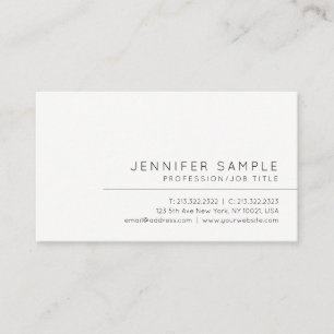 Professional Unique Modern Minimal Elegant Custom Business Card