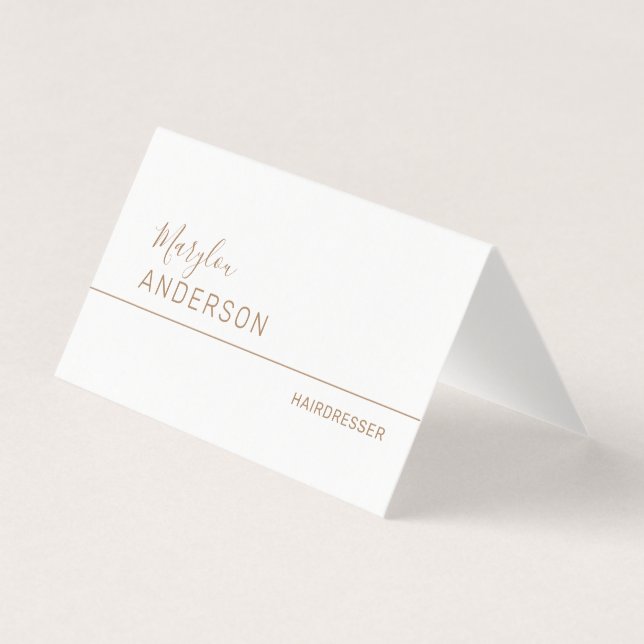Professional - UNISEX Business Card (Front)