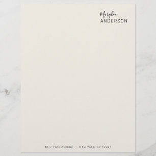 Professional - UNISEX Letterhead
