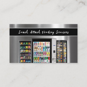 Professional Vending Machine Service Business Card