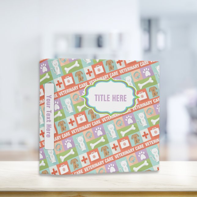 Professional Veterinarian Iconic Designed Binder (Creator Uploaded)