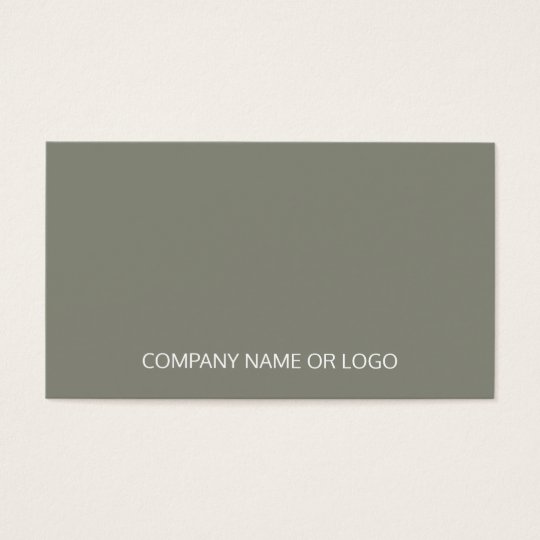 Professional Vintage Elegant Green Company Business Card