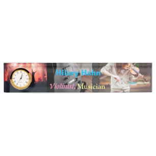 Professional violinist Player Nameplate